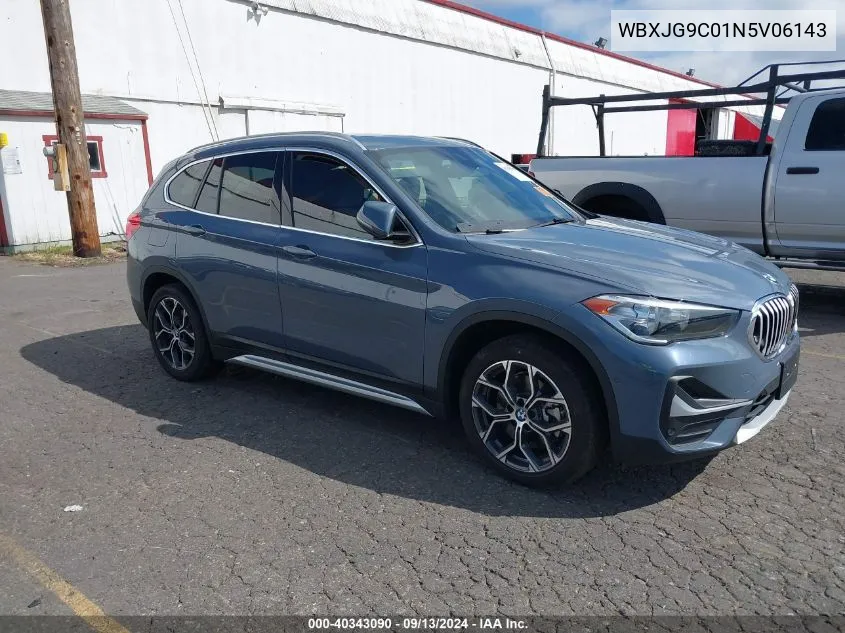 2022 BMW X1 xDrive28I VIN: WBXJG9C01N5V06143 Lot: 40343090