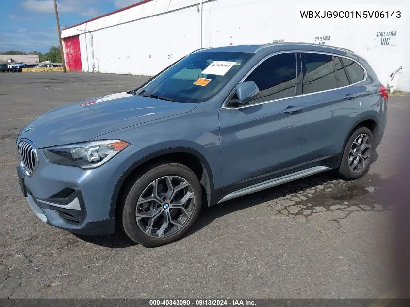 2022 BMW X1 xDrive28I VIN: WBXJG9C01N5V06143 Lot: 40343090