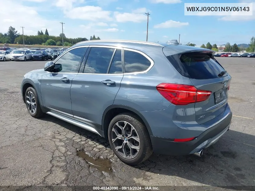 2022 BMW X1 xDrive28I VIN: WBXJG9C01N5V06143 Lot: 40343090