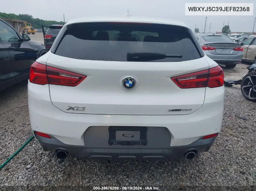 2018 BMW X2 xDrive28I VIN: WBXYJ5C39JEF82368 Lot: 39676299