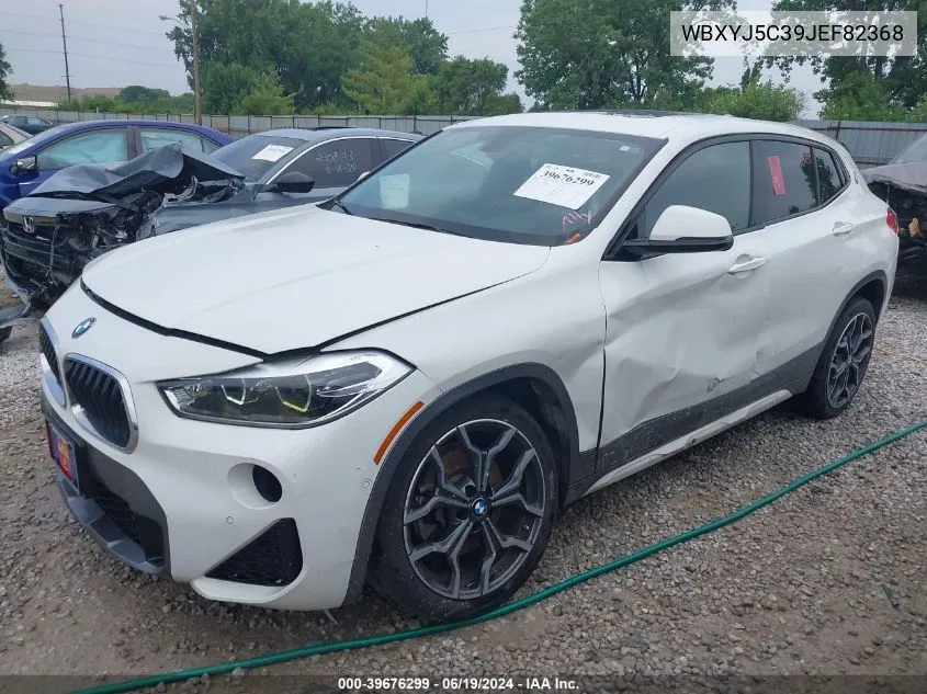 2018 BMW X2 xDrive28I VIN: WBXYJ5C39JEF82368 Lot: 39676299