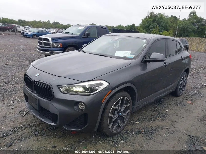 2018 BMW X2 xDrive28I VIN: WBXYJ5C37JEF69277 Lot: 40046206