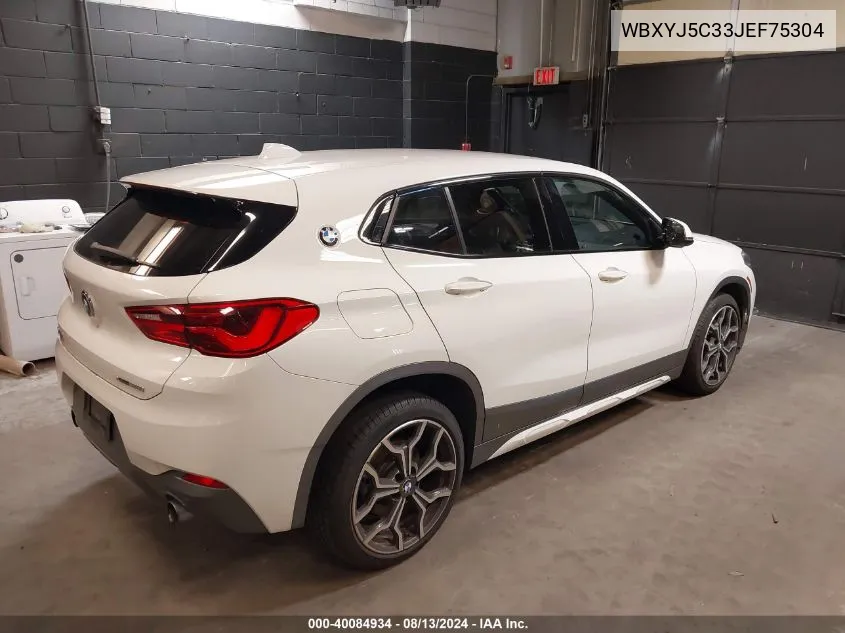 2018 BMW X2 xDrive28I VIN: WBXYJ5C33JEF75304 Lot: 40084934