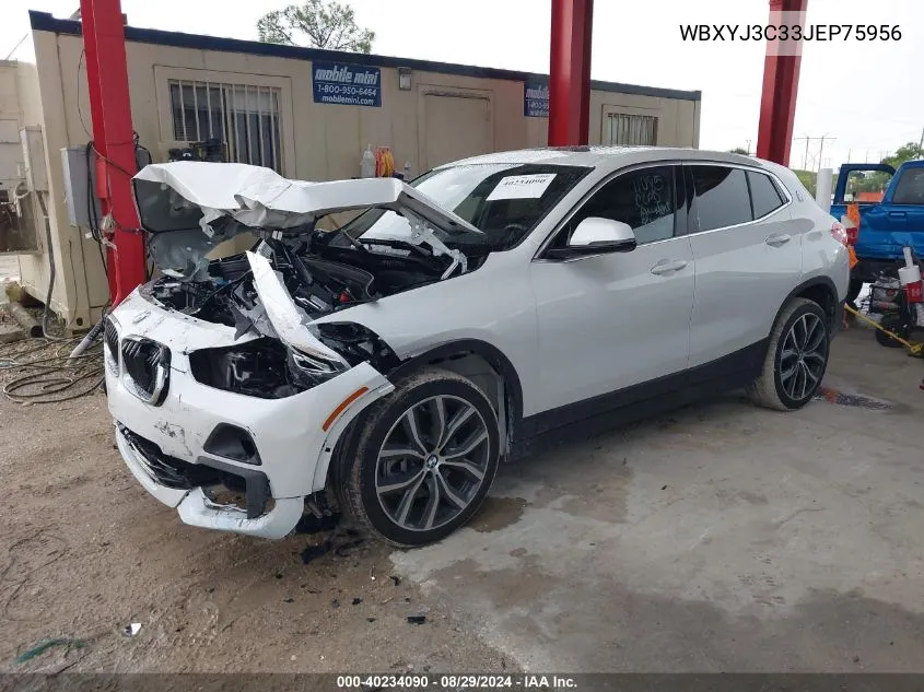 WBXYJ3C33JEP75956 2018 BMW X2 Sdrive28I