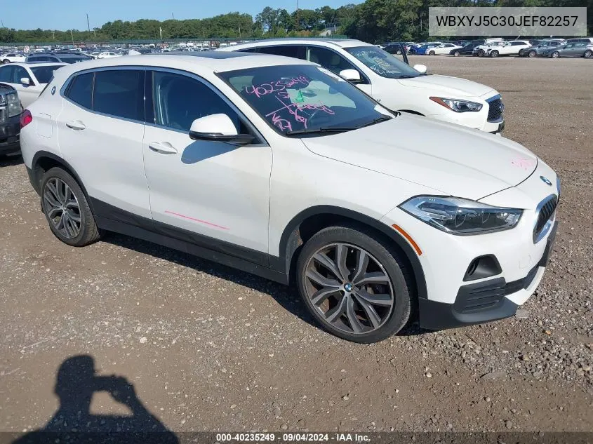 WBXYJ5C30JEF82257 2018 BMW X2 xDrive28I