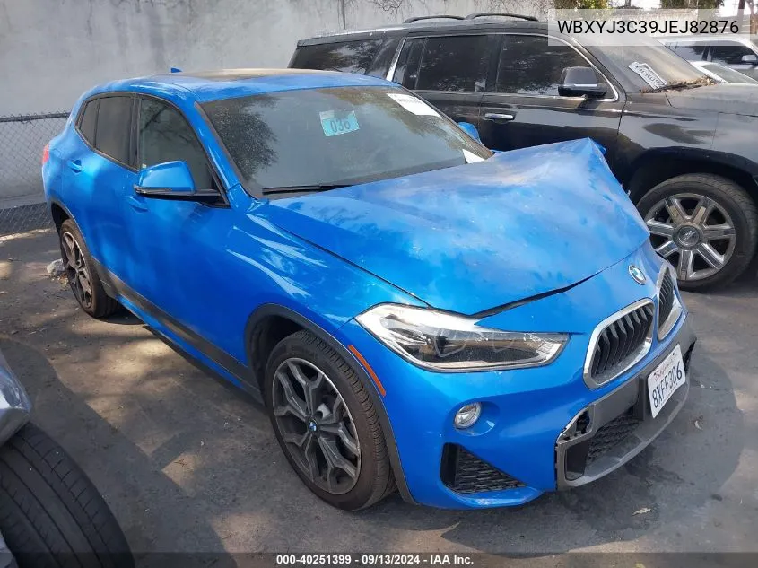 2018 BMW X2 Sdrive28I VIN: WBXYJ3C39JEJ82876 Lot: 40251399