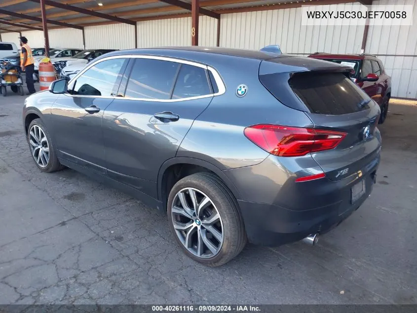 WBXYJ5C30JEF70058 2018 BMW X2 xDrive28I