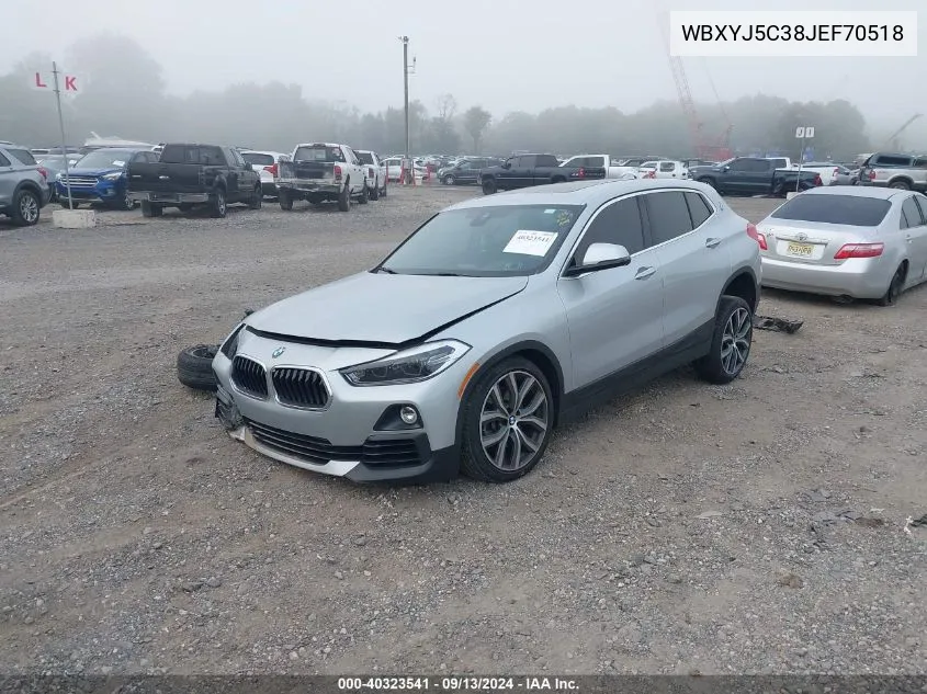 WBXYJ5C38JEF70518 2018 BMW X2 xDrive28I