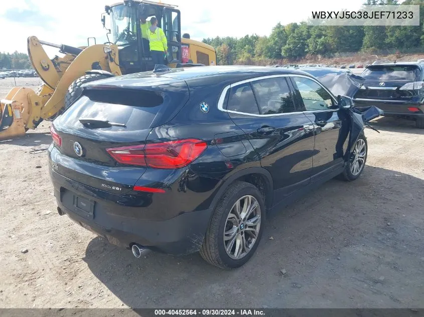 2018 BMW X2 xDrive28I VIN: WBXYJ5C38JEF71233 Lot: 40452564