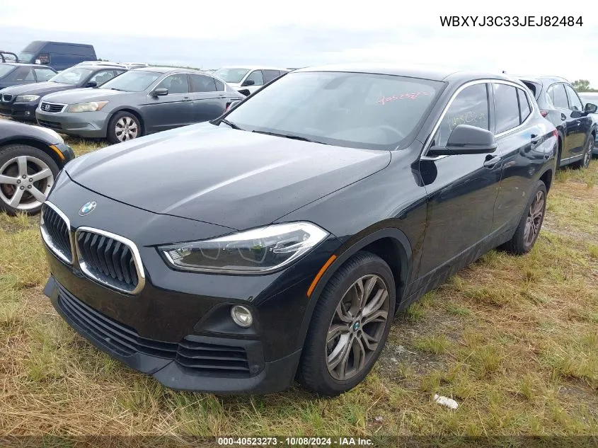 2018 BMW X2 Sdrive28I VIN: WBXYJ3C33JEJ82484 Lot: 40523273