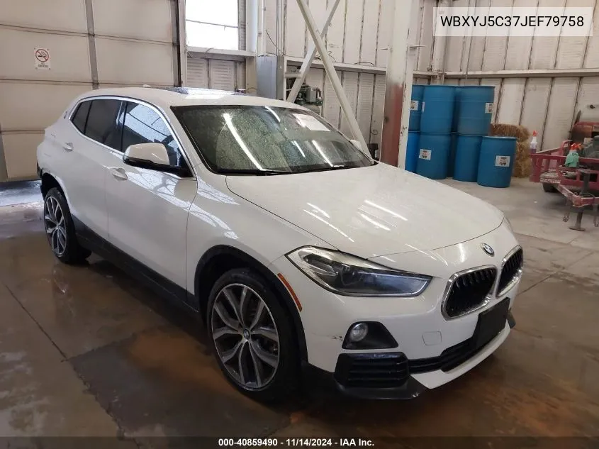 2018 BMW X2 xDrive28I VIN: WBXYJ5C37JEF79758 Lot: 40859490