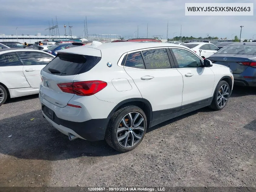 WBXYJ5C5XK5N62663 2019 BMW X2 X2