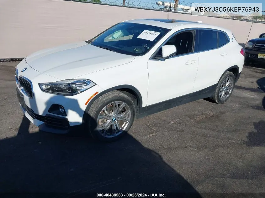 WBXYJ3C56KEP76943 2019 BMW X2 Sdrive28I