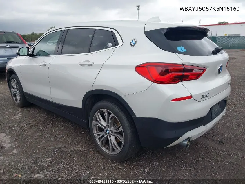 WBXYJ5C57K5N16160 2019 BMW X2 xDrive28I