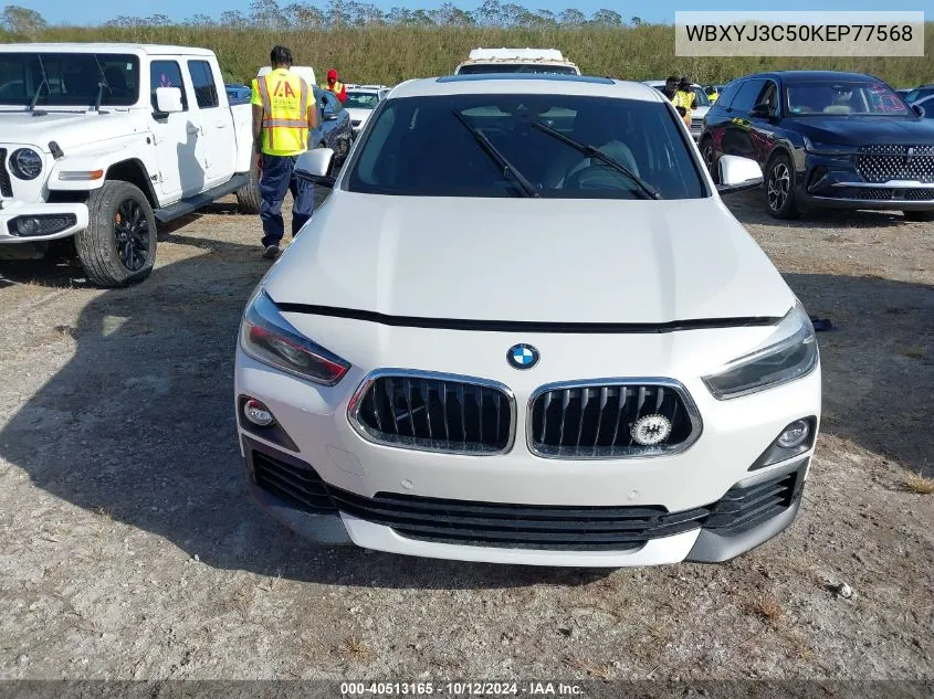 2019 BMW X2 Sdrive28I VIN: WBXYJ3C50KEP77568 Lot: 40513165