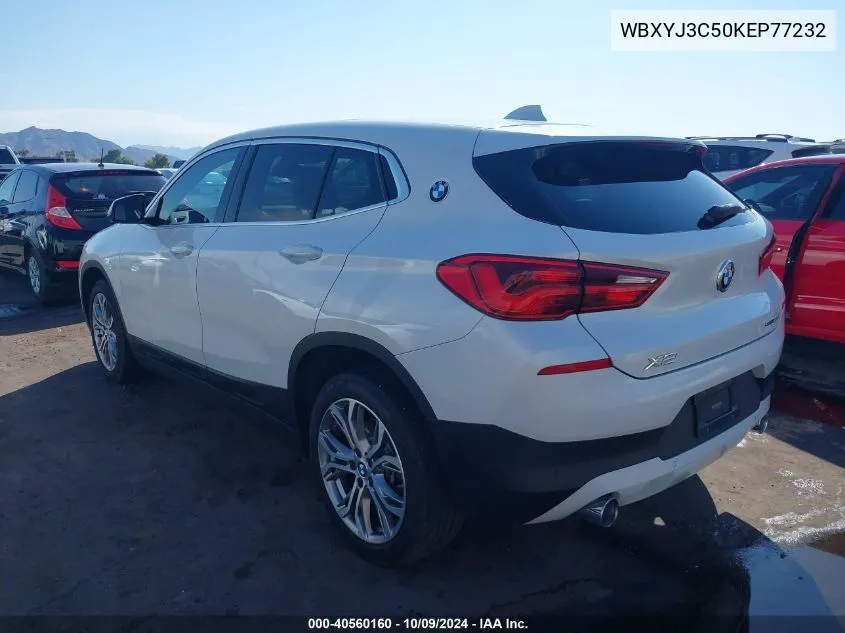 2019 BMW X2 Sdrive28I VIN: WBXYJ3C50KEP77232 Lot: 40560160