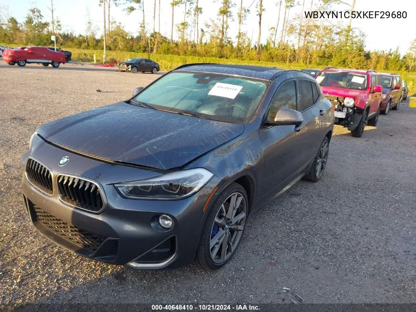 2019 BMW X2 M35I VIN: WBXYN1C5XKEF29680 Lot: 40648410