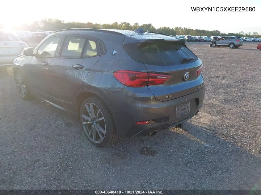 2019 BMW X2 M35I VIN: WBXYN1C5XKEF29680 Lot: 40648410