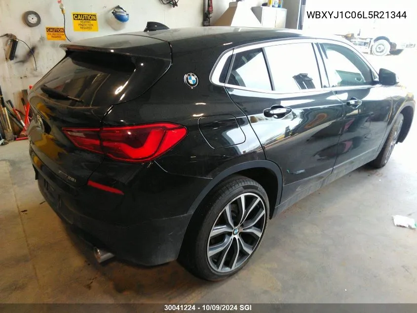 2020 BMW X2 xDrive28I VIN: WBXYJ1C06L5R21344 Lot: 30041224