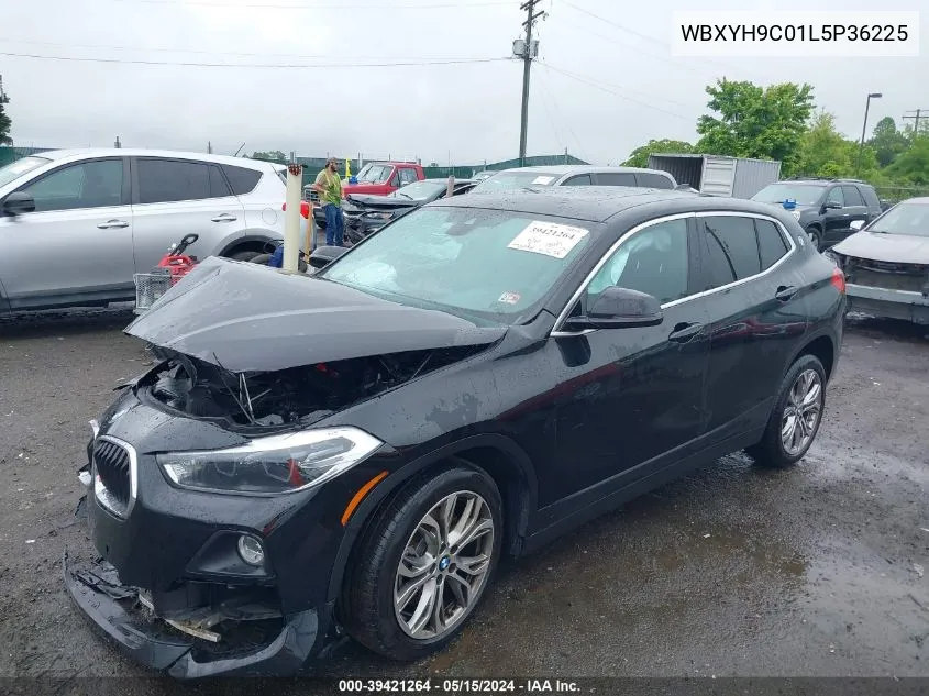 2020 BMW X2 Sdrive28I VIN: WBXYH9C01L5P36225 Lot: 39421264