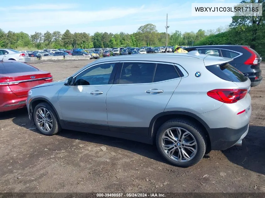 2020 BMW X2 xDrive28I VIN: WBXYJ1C03L5R17185 Lot: 39498557