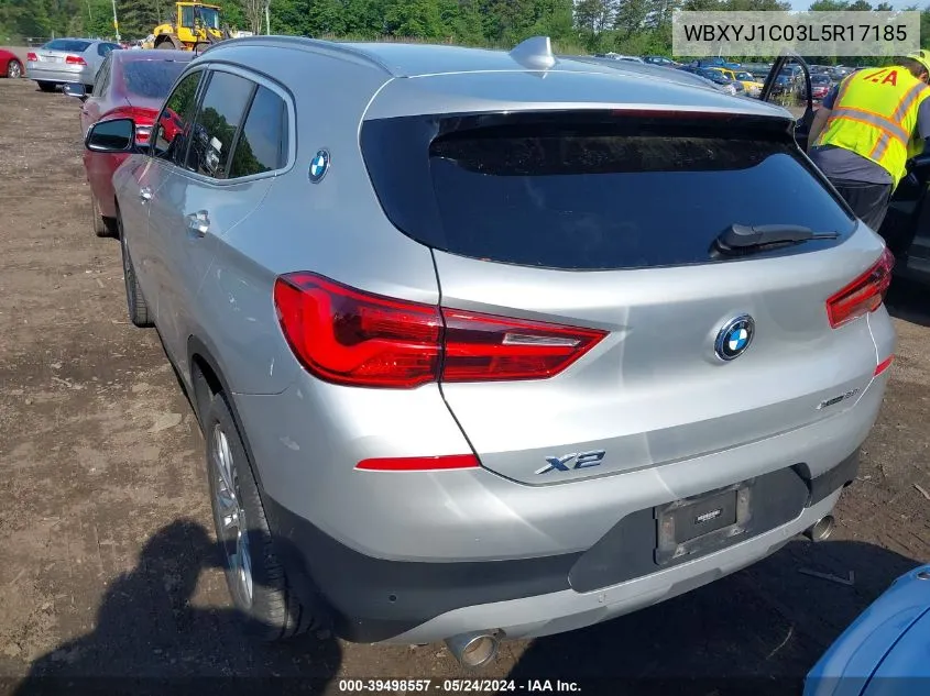 2020 BMW X2 xDrive28I VIN: WBXYJ1C03L5R17185 Lot: 39498557