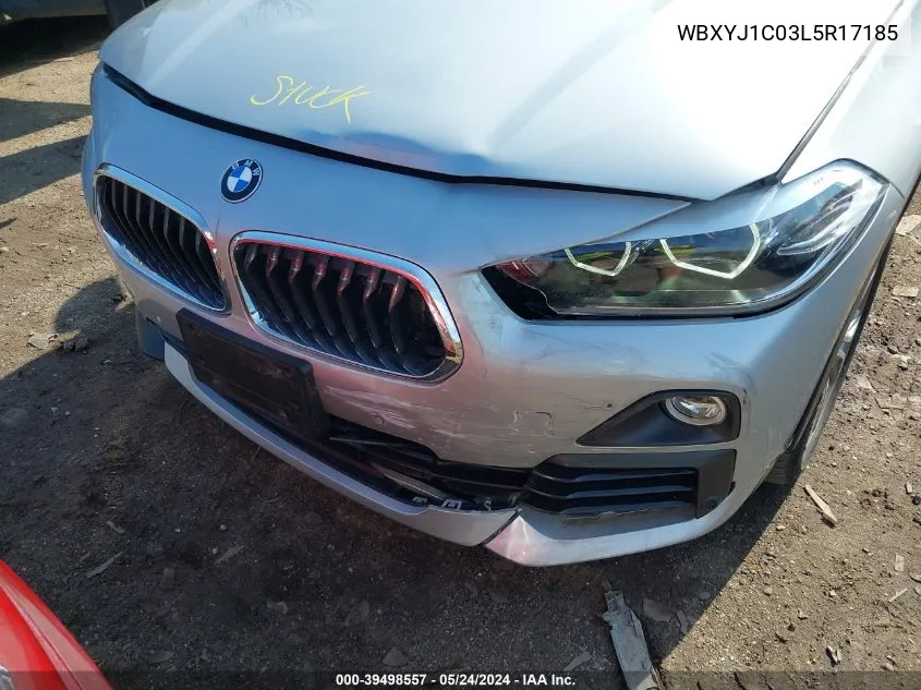 2020 BMW X2 xDrive28I VIN: WBXYJ1C03L5R17185 Lot: 39498557