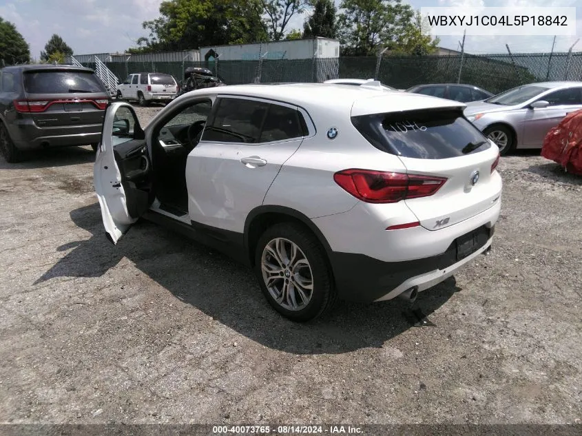 WBXYJ1C04L5P18842 2020 BMW X2 xDrive28I