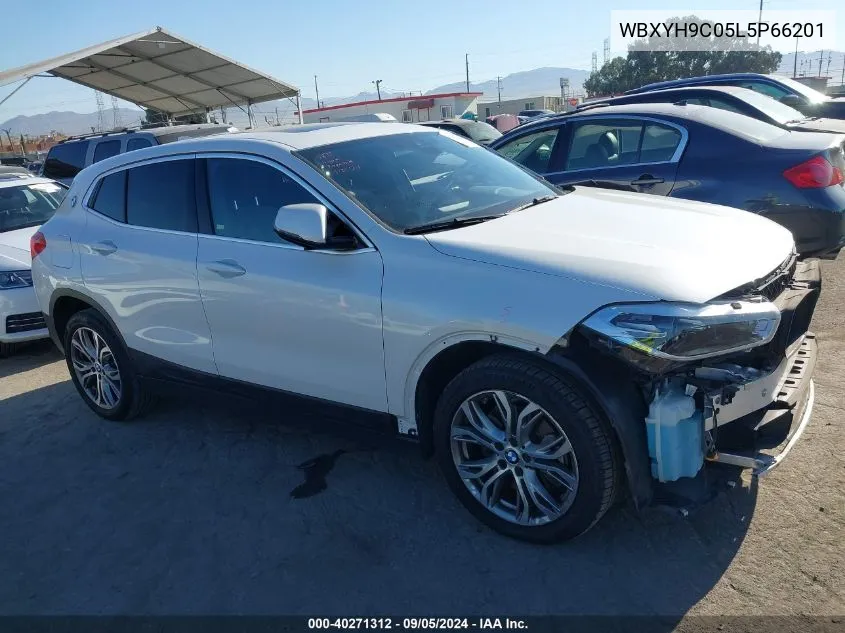 2020 BMW X2 Sdrive28I VIN: WBXYH9C05L5P66201 Lot: 40271312