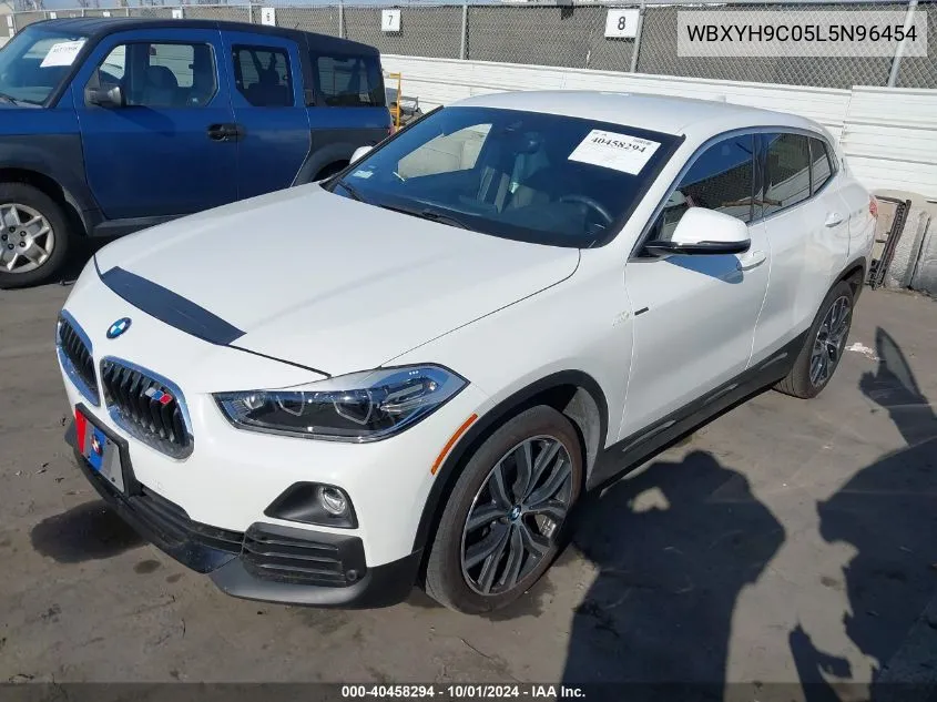 2020 BMW X2 Sdrive28I VIN: WBXYH9C05L5N96454 Lot: 40458294