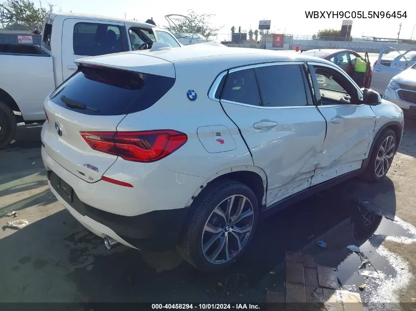 2020 BMW X2 Sdrive28I VIN: WBXYH9C05L5N96454 Lot: 40458294