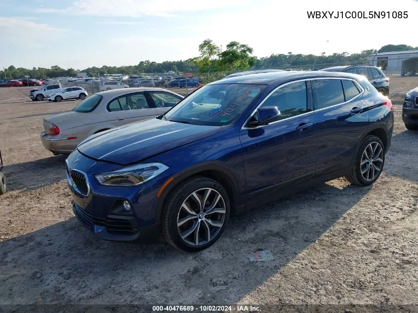 2020 BMW X2 xDrive28I VIN: WBXYJ1C00L5N91085 Lot: 40476689