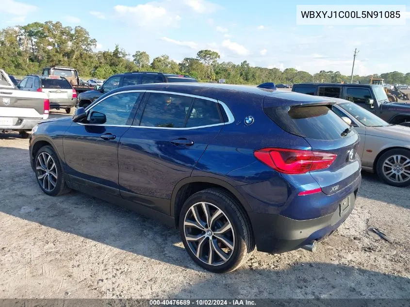 2020 BMW X2 xDrive28I VIN: WBXYJ1C00L5N91085 Lot: 40476689