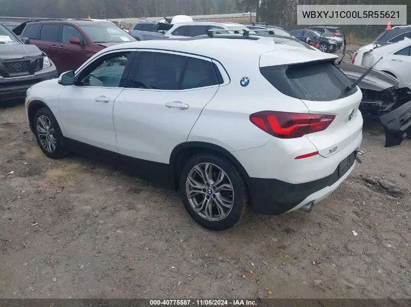 2020 BMW X2 xDrive28I VIN: WBXYJ1C00L5R55621 Lot: 40775587