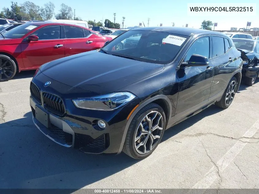 2020 BMW X2 Sdrive28I VIN: WBXYH9C04L5R32515 Lot: 40812458