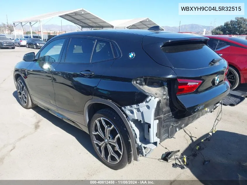 2020 BMW X2 Sdrive28I VIN: WBXYH9C04L5R32515 Lot: 40812458