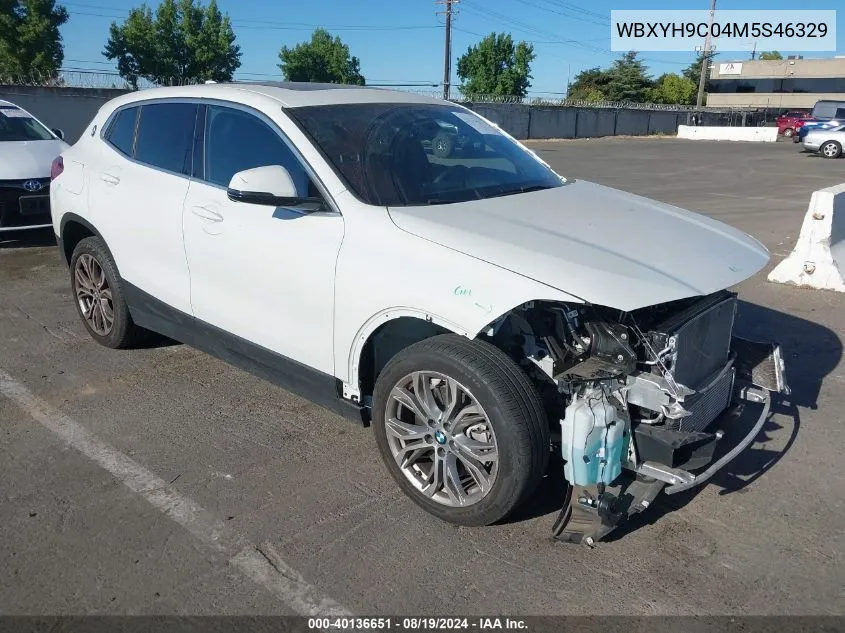 2021 BMW X2 Sdrive28I VIN: WBXYH9C04M5S46329 Lot: 40136651