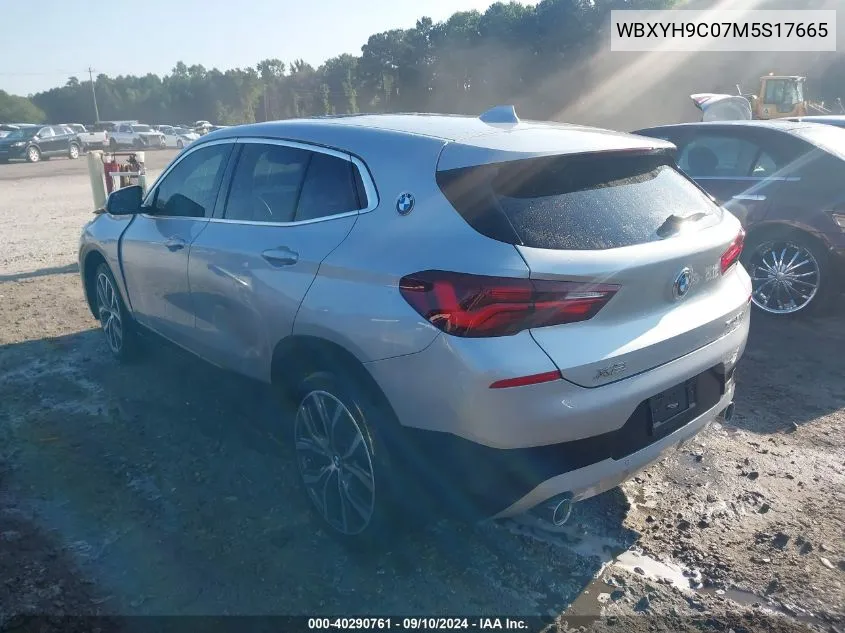 2021 BMW X2 Sdrive28I VIN: WBXYH9C07M5S17665 Lot: 40290761