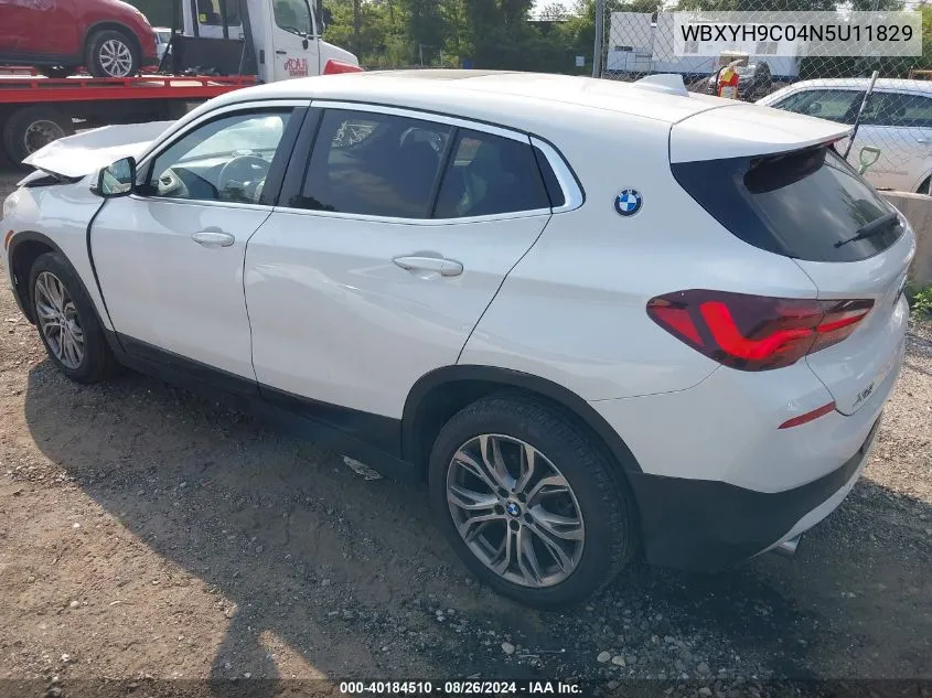 WBXYH9C04N5U11829 2022 BMW X2 Sdrive28I