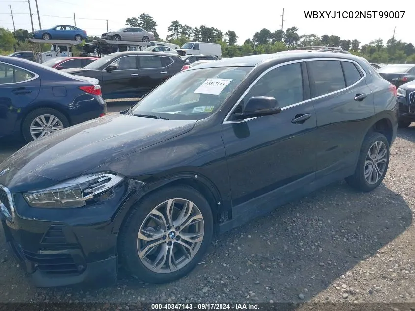 WBXYJ1C02N5T99007 2022 BMW X2 xDrive28I