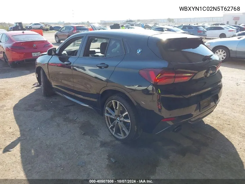 2022 BMW X2 M35I VIN: WBXYN1C02N5T62768 Lot: 40507508