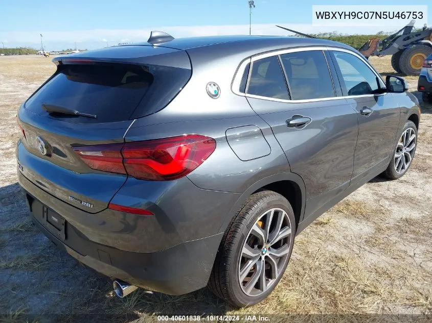 WBXYH9C07N5U46753 2022 BMW X2 Sdrive28I