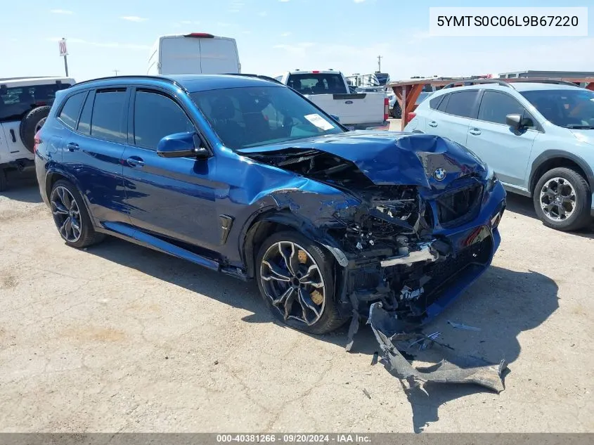 2020 BMW X3 M VIN: 5YMTS0C06L9B67220 Lot: 40381266