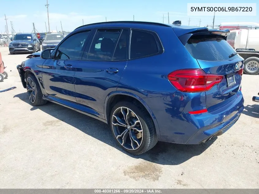 5YMTS0C06L9B67220 2020 BMW X3 M