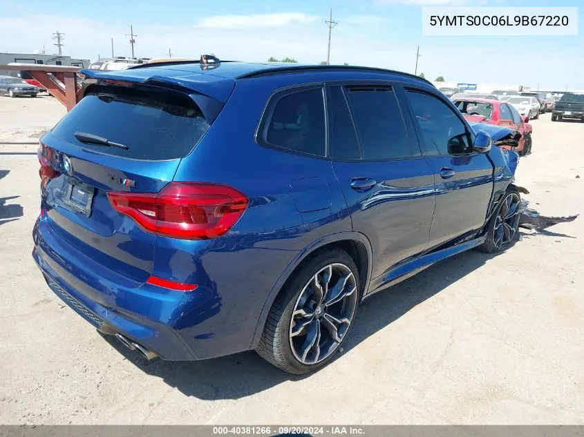 5YMTS0C06L9B67220 2020 BMW X3 M