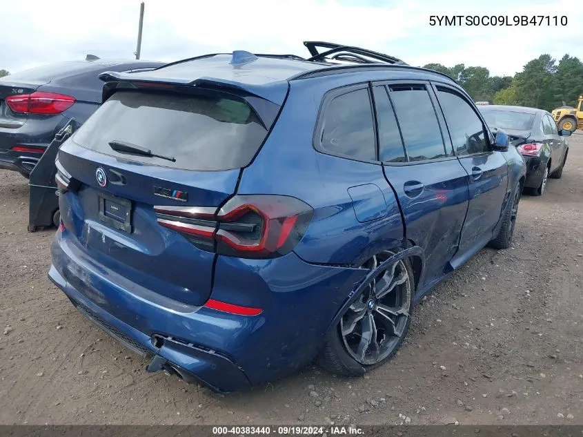 5YMTS0C09L9B47110 2020 BMW X3 M