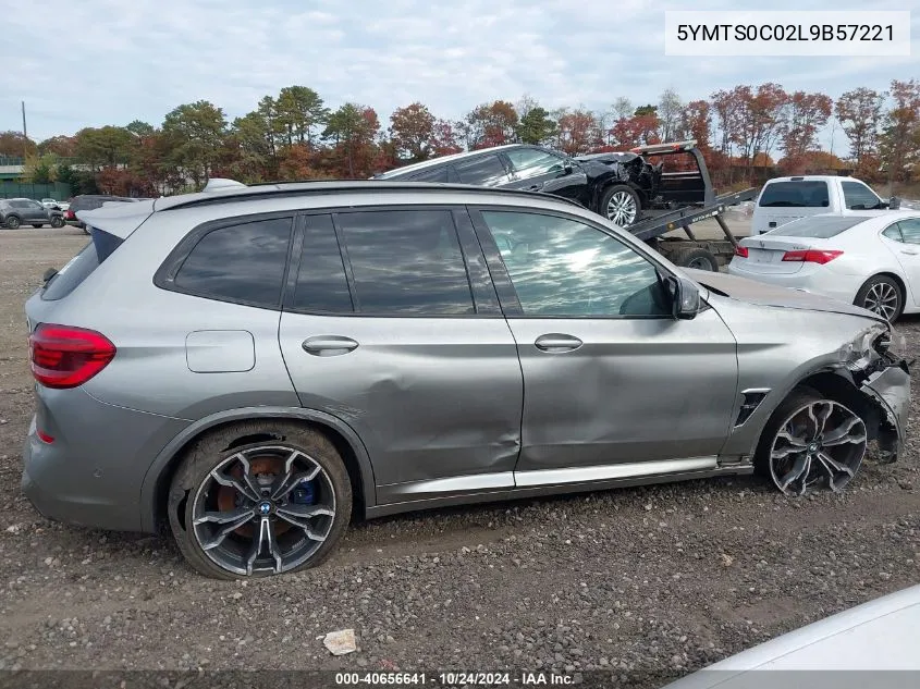 2020 BMW X3 M Competition VIN: 5YMTS0C02L9B57221 Lot: 40656641