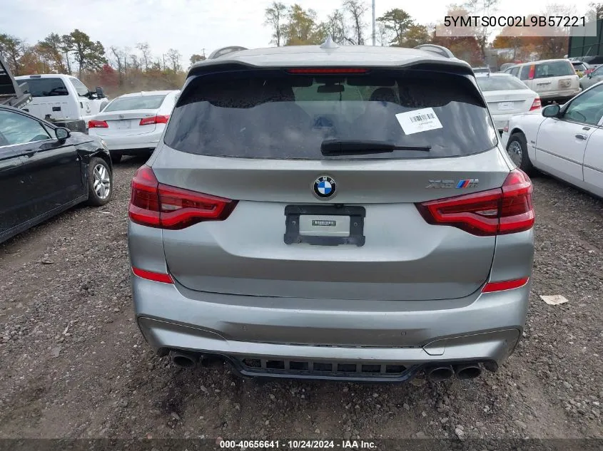 2020 BMW X3 M Competition VIN: 5YMTS0C02L9B57221 Lot: 40656641