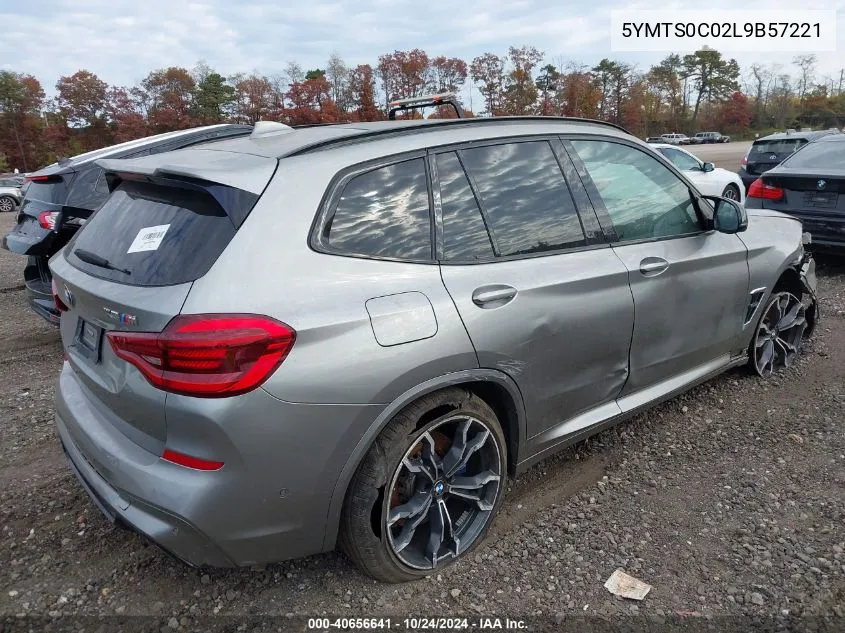 5YMTS0C02L9B57221 2020 BMW X3 M Competition