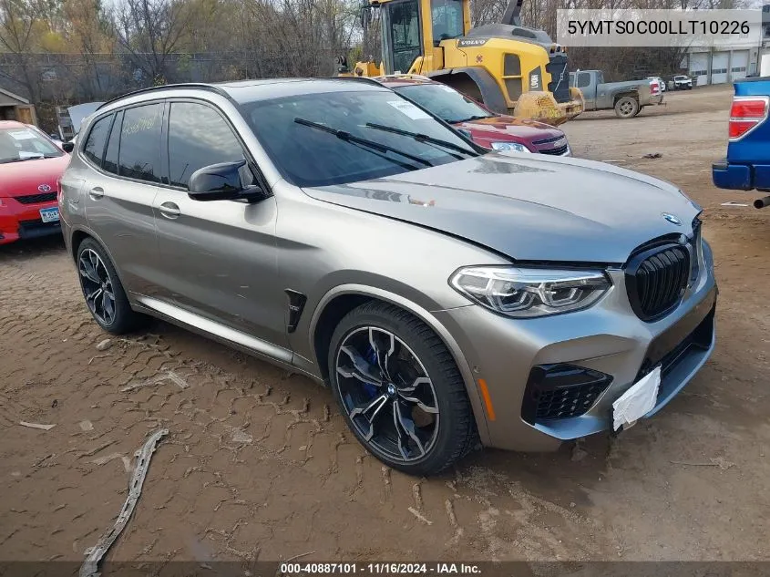 2020 BMW X3 M Competition VIN: 5YMTS0C00LLT10226 Lot: 40887101